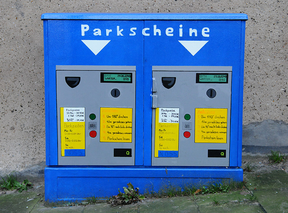 Parkscheine...