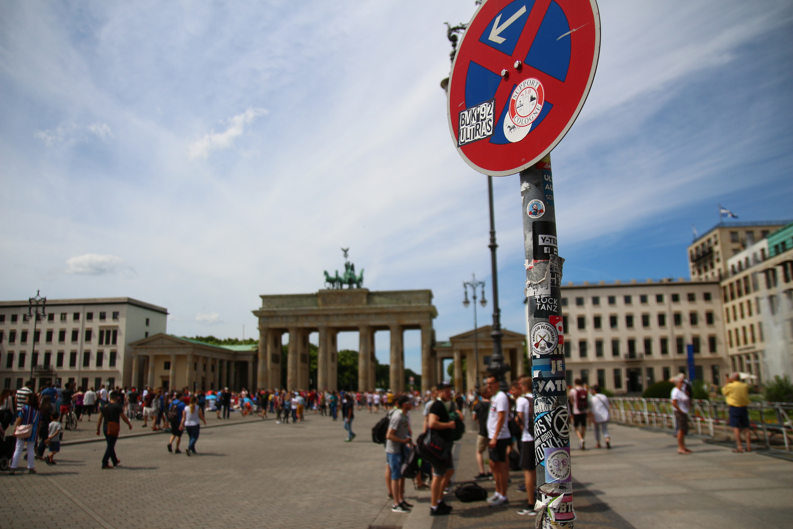 Parkverbot am Brandenburger Tor