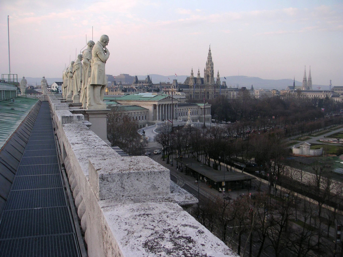 Parlament und Ringstraße Wien