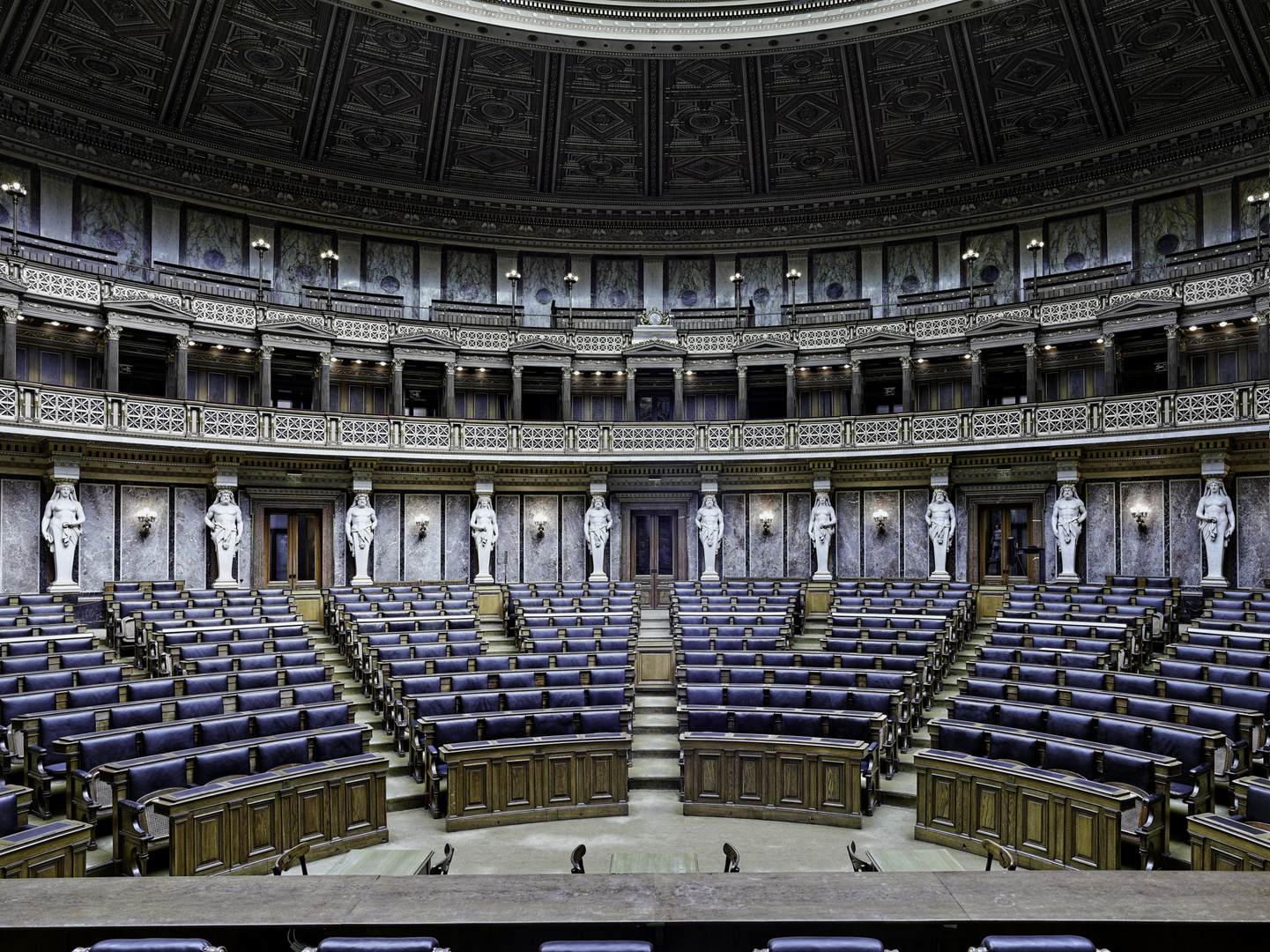 Parlament Wien, historischer Sitzungssaal