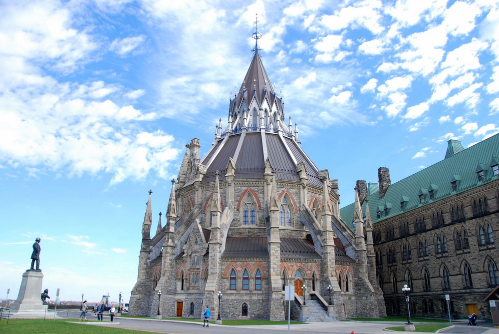 Parlamentsbibliothek Ottawa, Canada