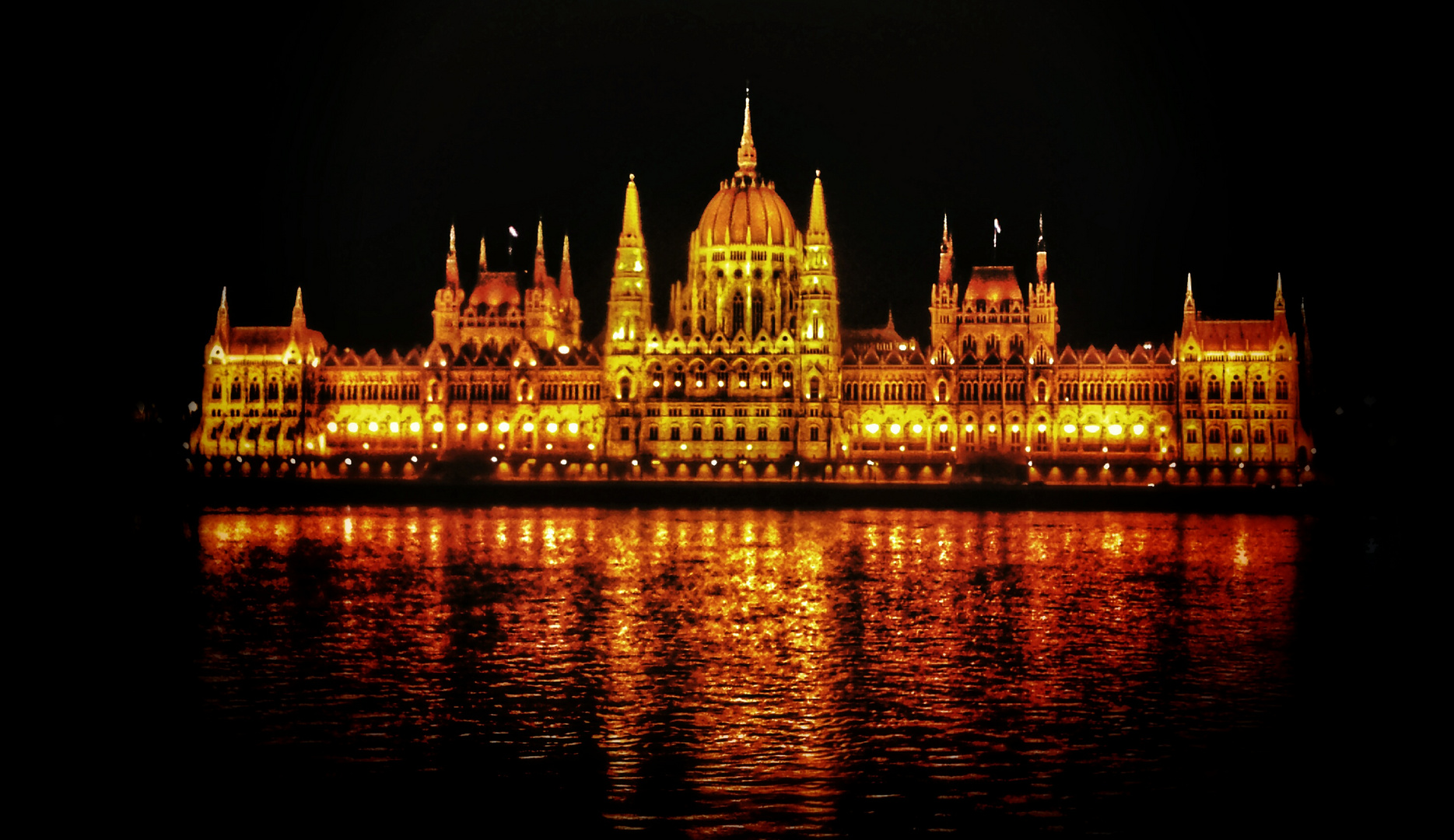 Parlamentsgebäude in Budapest