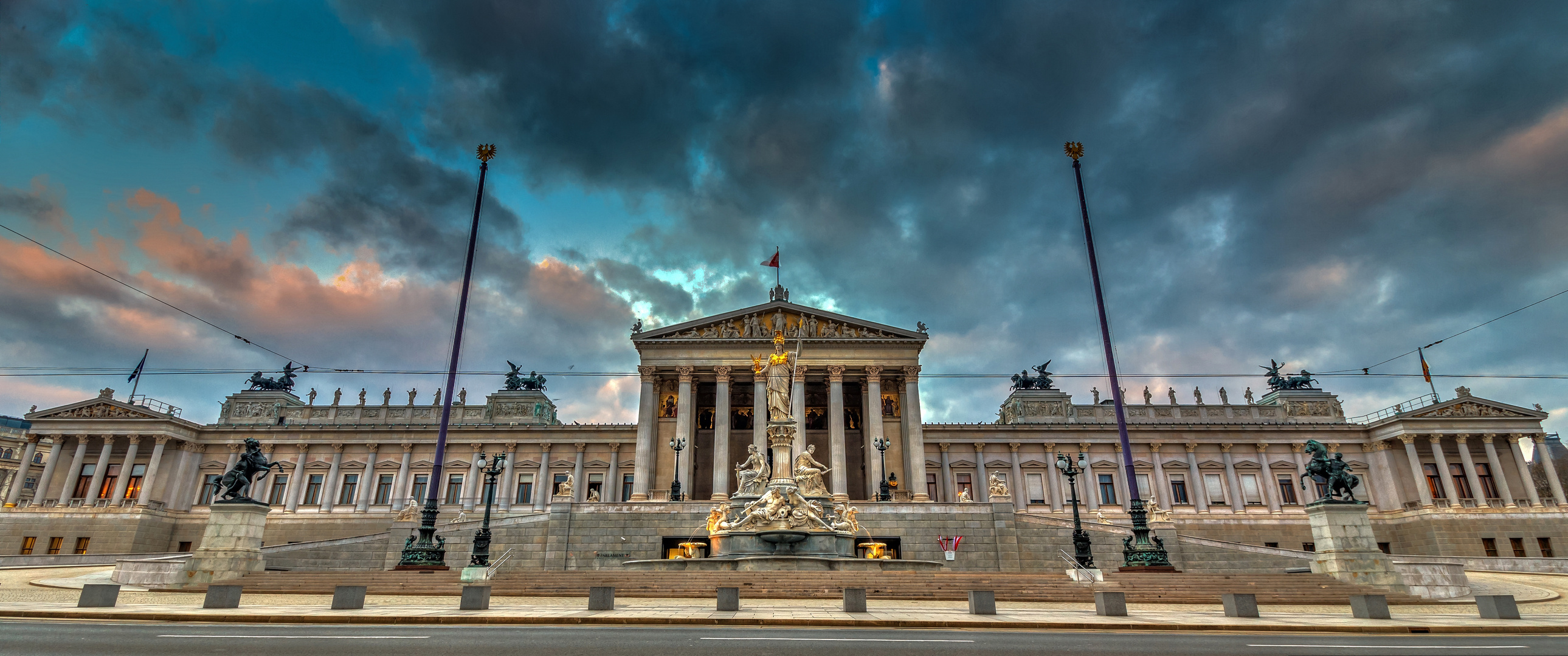 Parlamentsgebäude Wien HDR