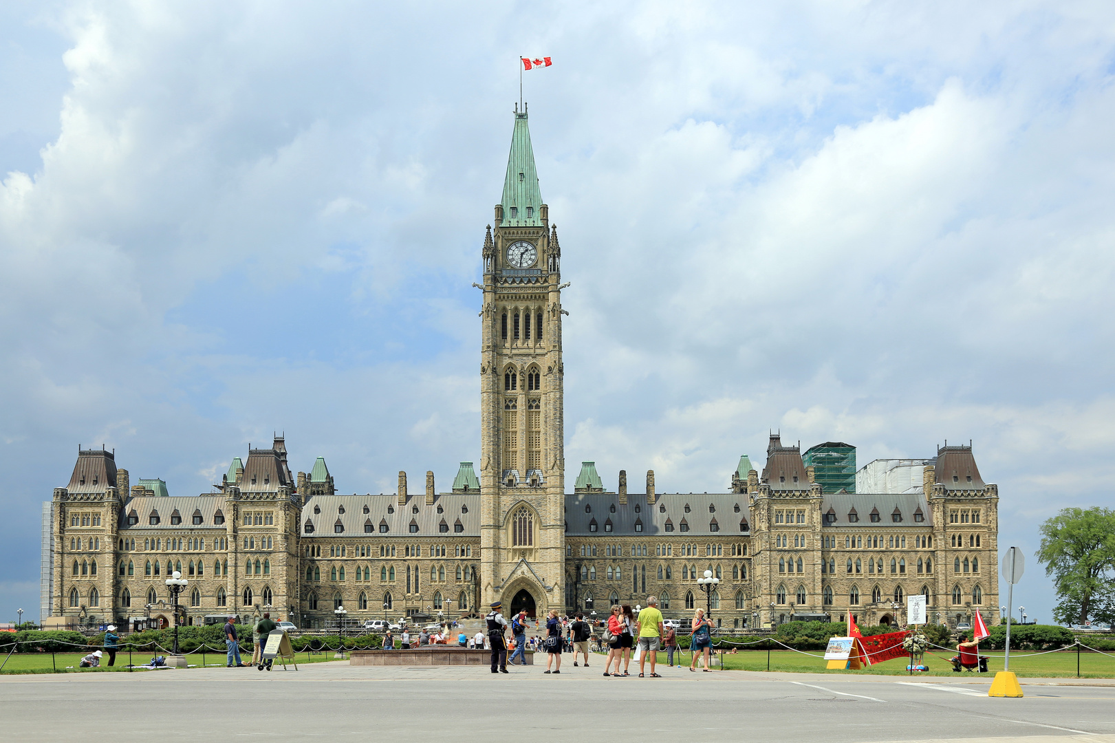 Parliament Hill in Ottawa (Kanada)