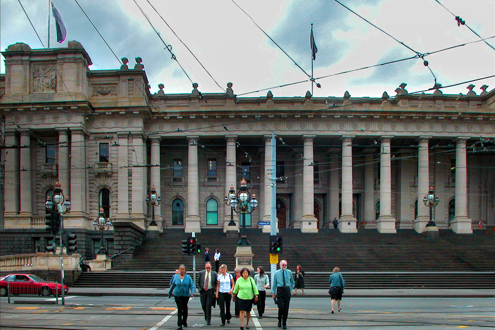 Parliament house in Melbourne