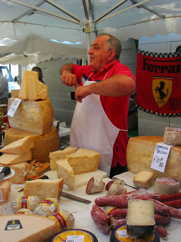 parmesan verkäufer in action :-)