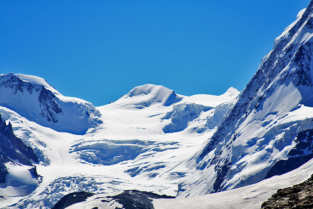 Parrotspitze 4432m und Ludwigshöhe 4341m wobei ich bei der...