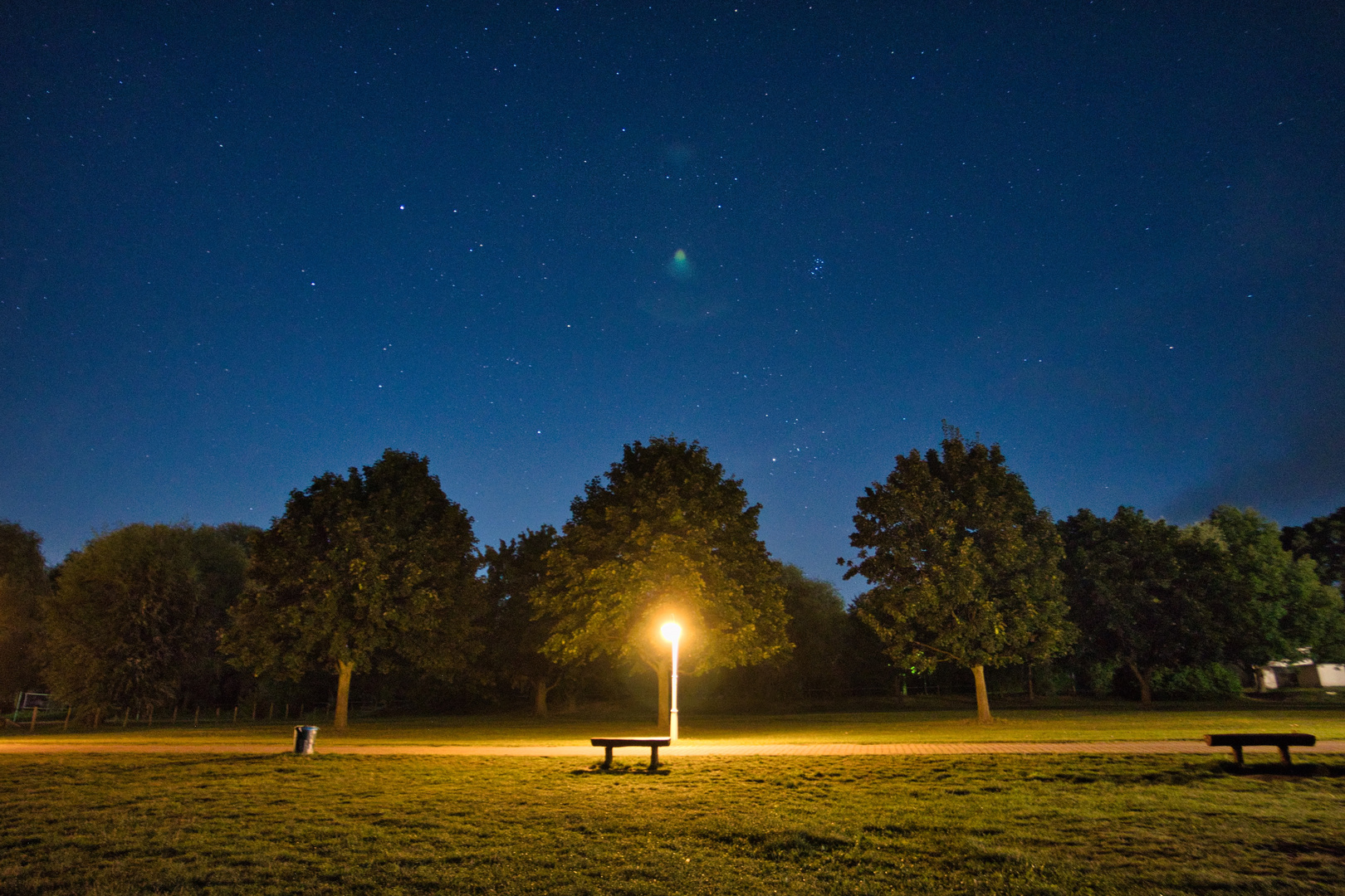 Parsteiner See bei Nacht