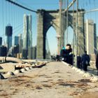 Part of the {Brooklyn Bridge}