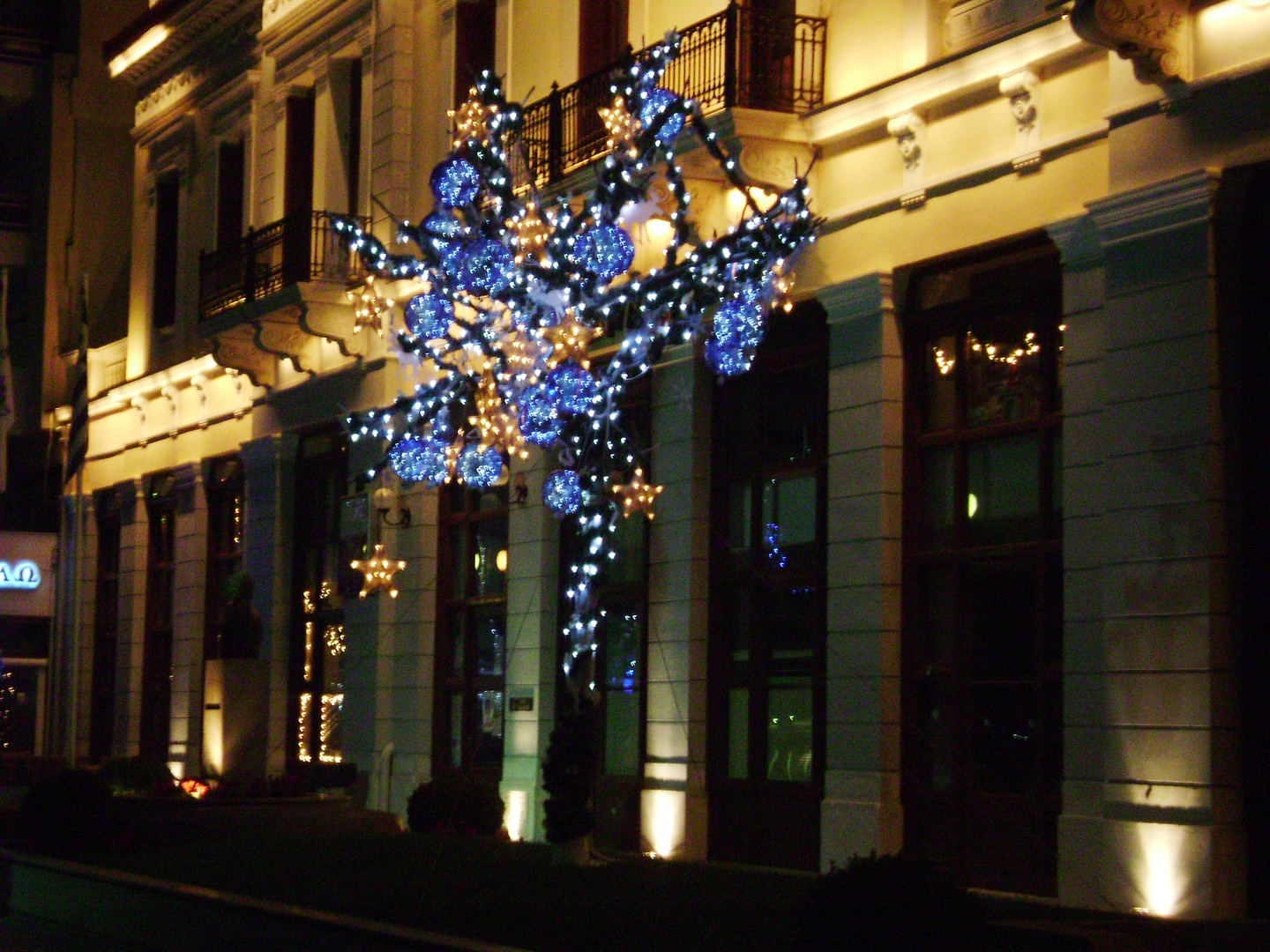 Part of the Christmas Decoration outside the Mayor's Office