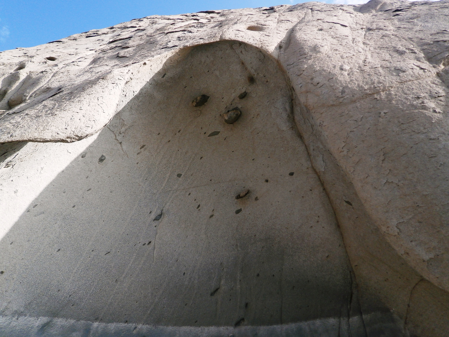 Parte superior interna de la mole llamada La Capilla