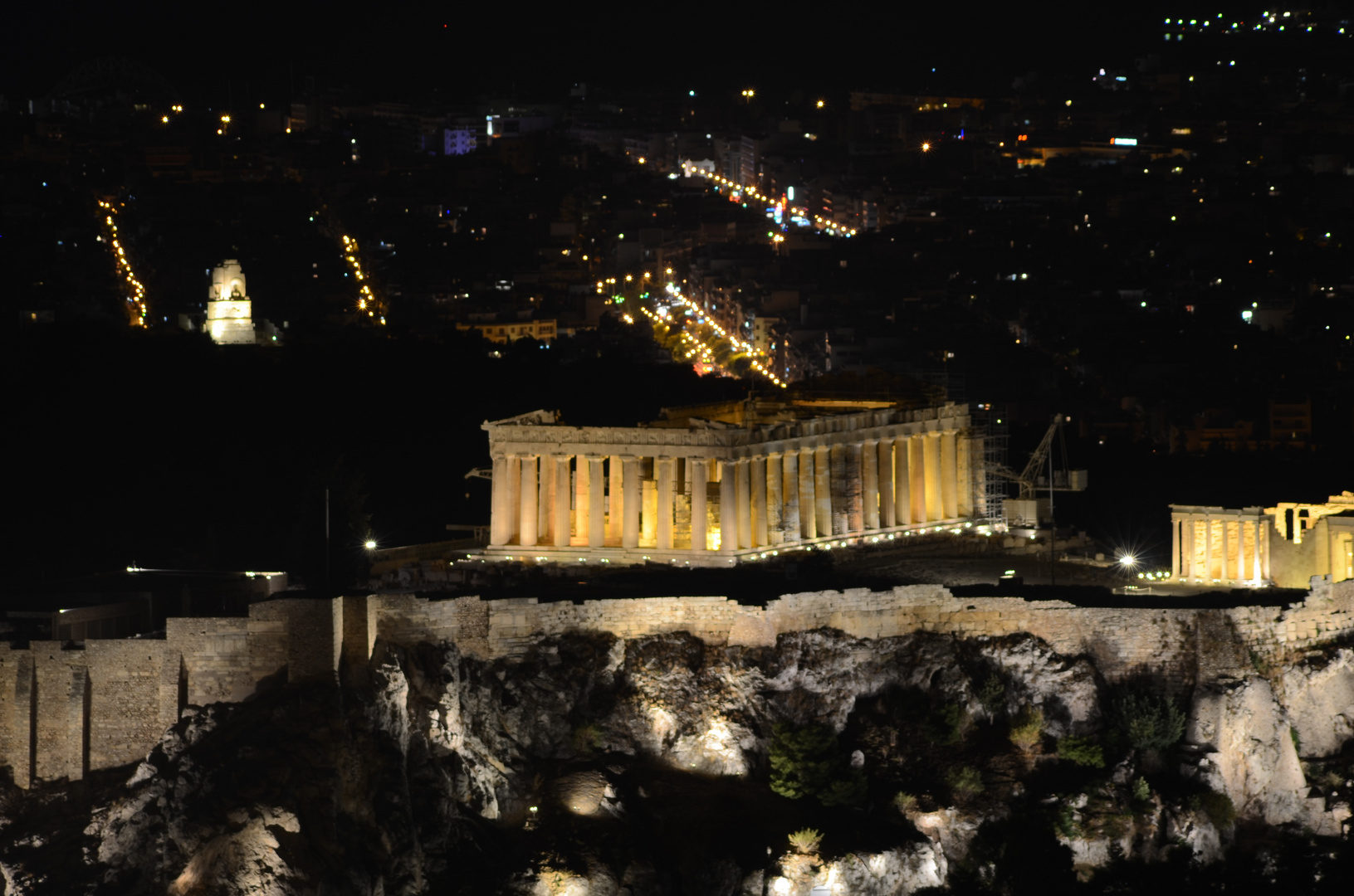 Partenon, desde Licabeto, Acrópolis, Atenas, Grecia