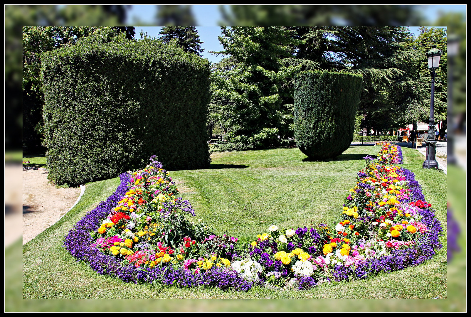 Parterre du château royal Ségovie