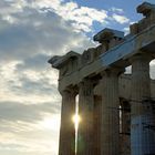 Parthenon in Backlight