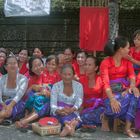 Participators at the temple festival