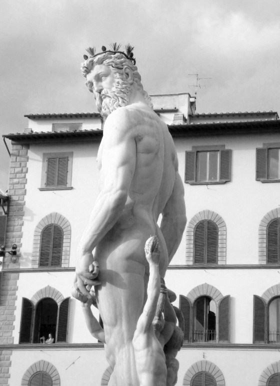 Particolare della Fontana del Nettuno..o meglio detto il Biancone - Piazza della Signoria Firenze