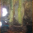 Particolare di una grotta di Palinuro