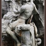 particolare Fontana dei Fiumi - Piazza Navona 01