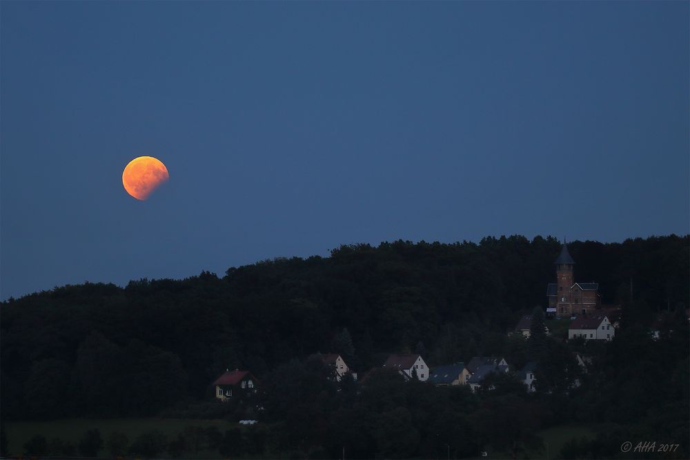 Partielle Mondfinsternis 07.08.2017