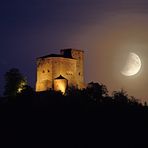 Partielle Mondfinsternis am Trifels