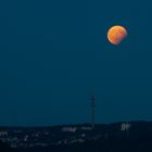 partielle Mondfinsternis über Ansbach 08.08.2017 