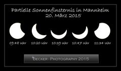 Partielle Sonnenfinsternis in Mannheim 2015