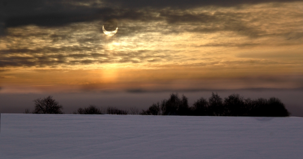 Partielle Sonnenfinsternis Januar 2011