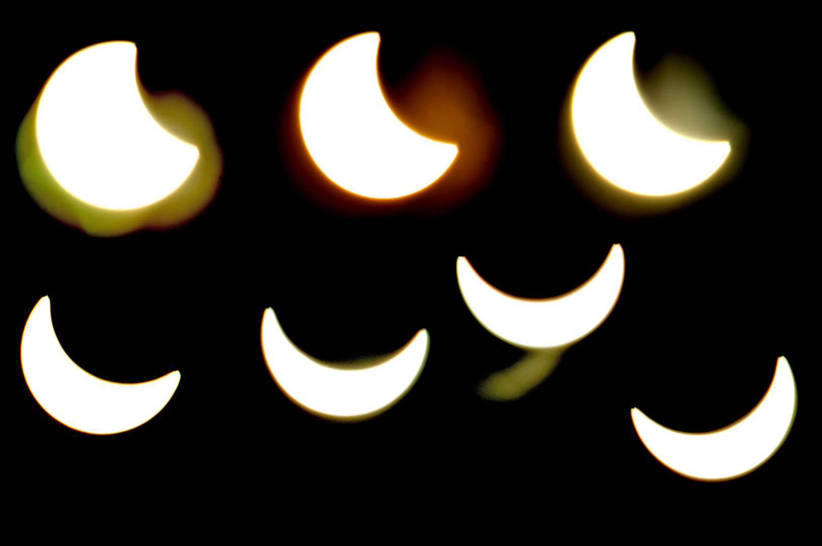 partielle Sonnenfinsternis / partial eclipse of the sun