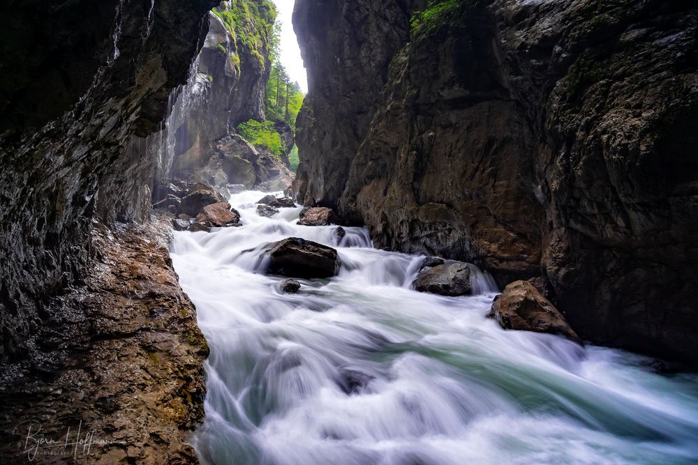 Partnachklamm Bilder: Zeichnen lernen und die Natur erleben!