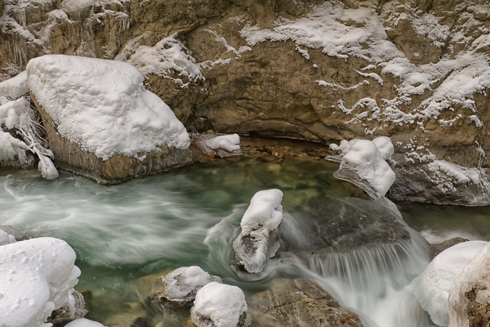 Partnachklamm im Februar 2019