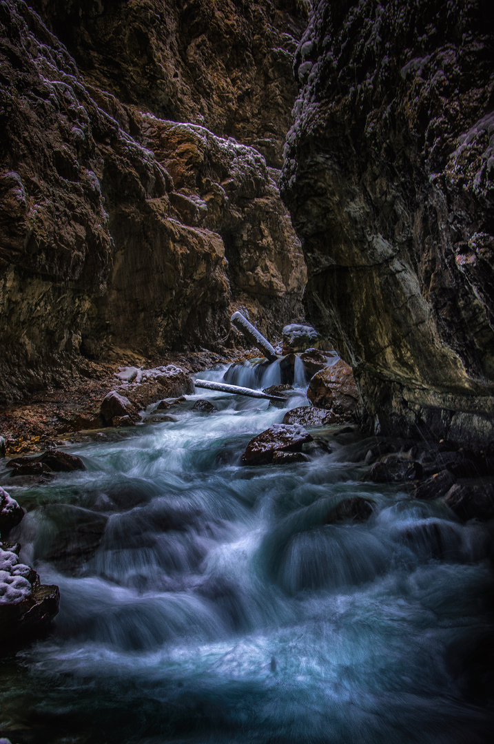 Partnachklamm  im Schnee