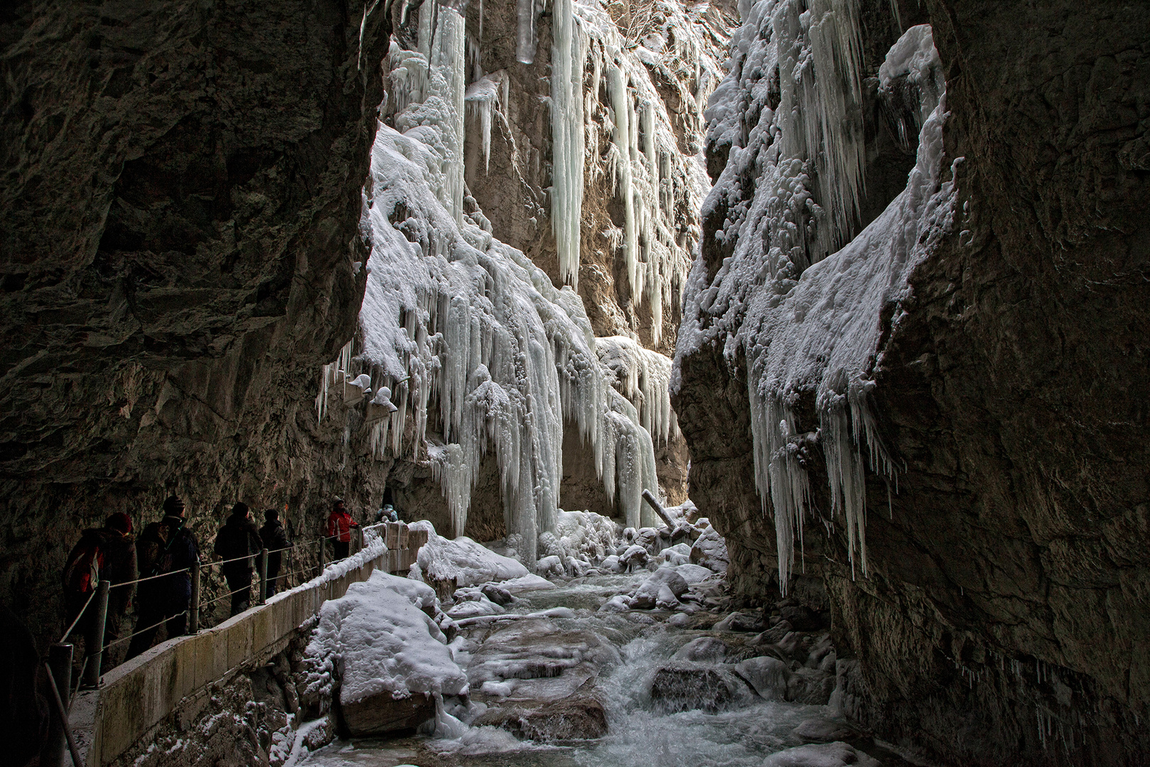 Partnachklamm im Winter 1