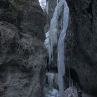 ... Partnachklamm im Winter ...