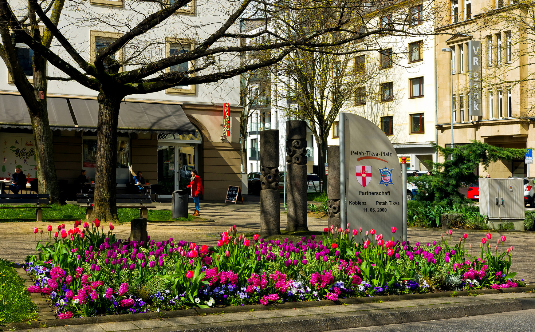 Partnerschaftschaftsdenkmal  Koblenz - Petah Tikva (Israel))