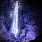 Partschinser Wasserfall bei Nacht