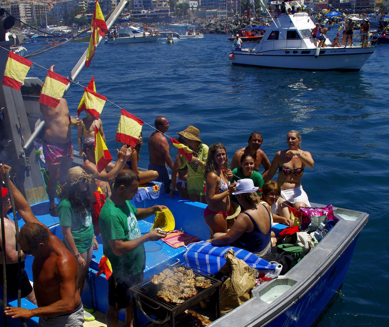 Party auf dem Wasser