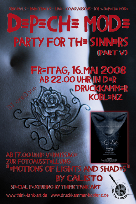 ... party for the sinners - part V ( plus AUSSTELLUNG !!!) ...