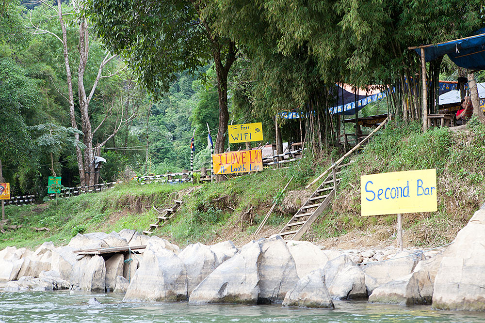 Party Mile in Vang Vieng