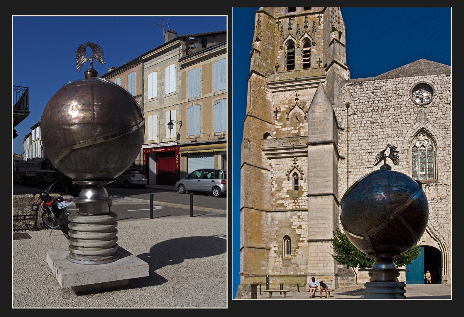 Parvis de la Cathédrale de Lectoure