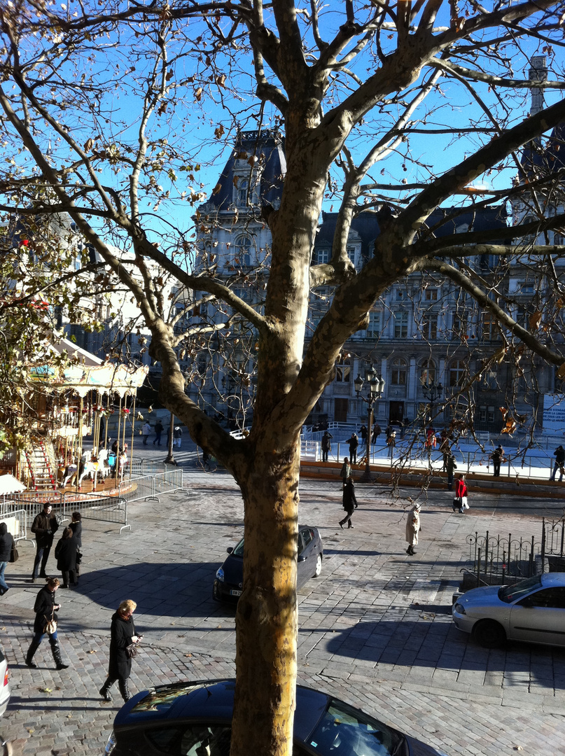 Parvis de l'Hôtel de Ville - Paris