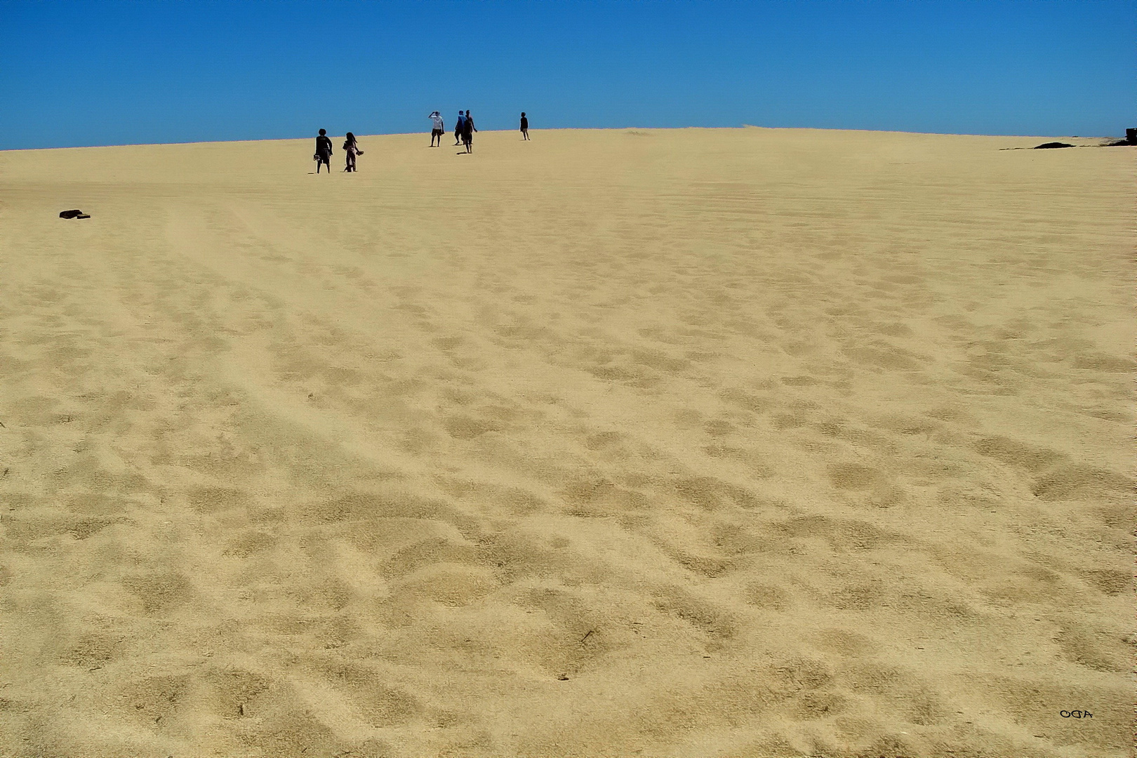 pas de fin à la colline de sable