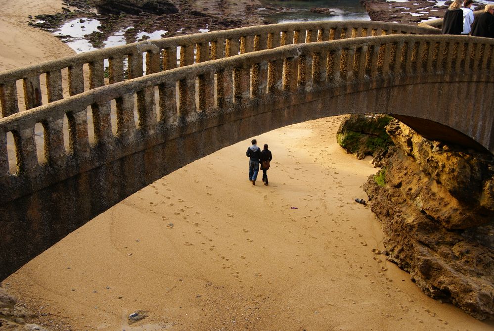 Pas sur le sable