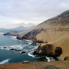 Pasamayo hacia al Norte (se ve el valle de Chancay) - LIMA -Perú