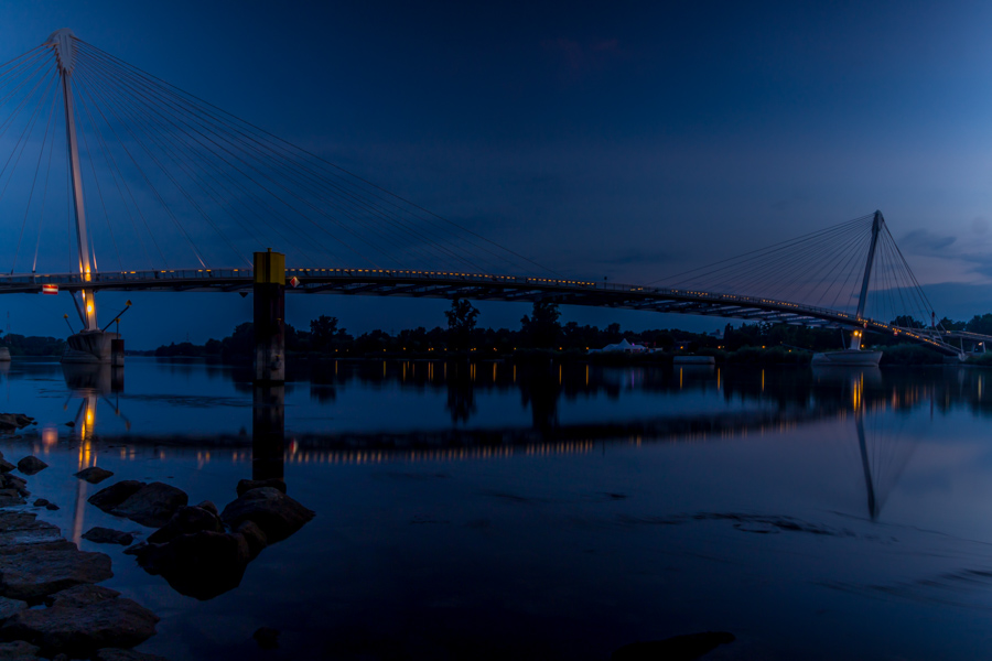 Pasarelle zu Kehl am Rhein