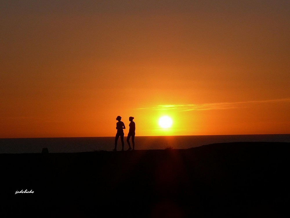 PASEANDO BAJO EL SOL