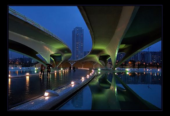 Paseando bajo la lluvia