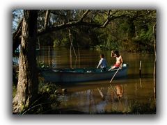 Paseando en el bote