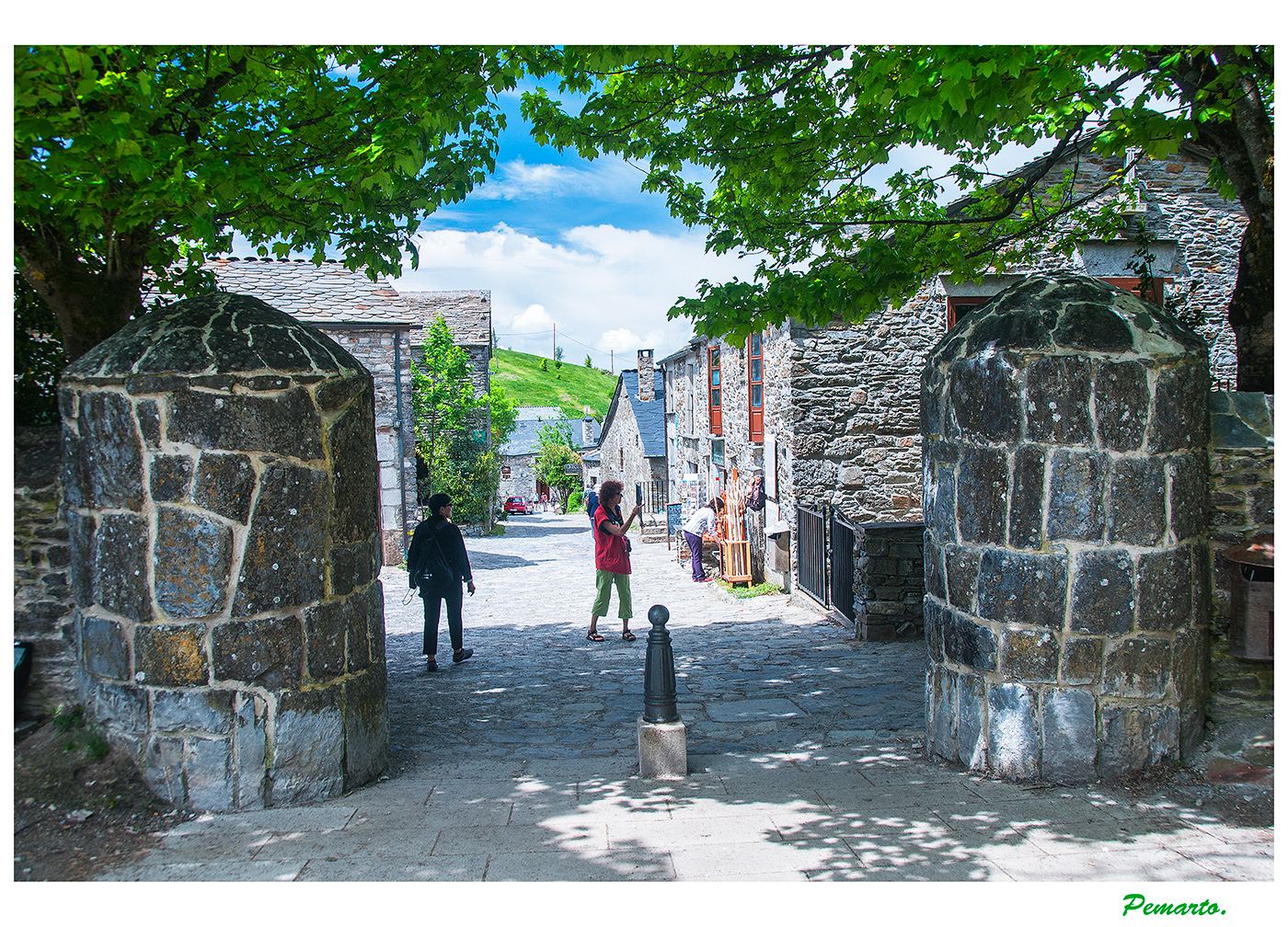 Paseando por Piedrafita Do Cebreiro. Galicia.