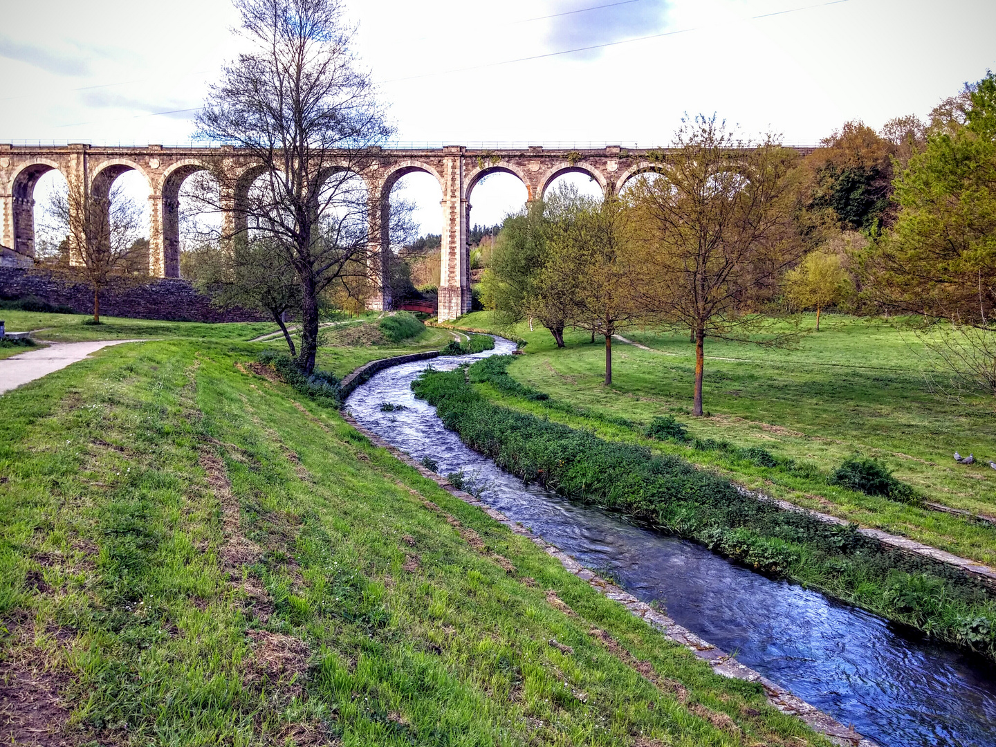 Paseo del Rato, en Lugo. 