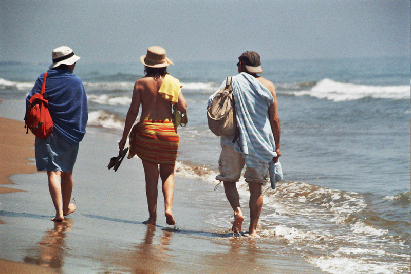 paseo en la playa